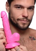 XR Brands - Realistyczne dildo z jądrami POP - 16,5 cm XR Brands
