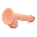 XR Brands - Realistyczne dildo z jądrami POP - 16,5 cm XR Brands