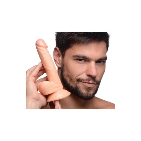 XR Brands - Realistyczne dildo z jądrami POP - 16,5 cm XR Brands XR Brands - Realistyczne dildo z jądrami POP - 16,5 cm XR Brands