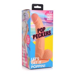 XR Brands - Realistyczne dildo z jądrami POP - 19 cm XR Brands