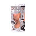 XR Brands - Realistyczne, podwójne dildo tryskające - 18 cm XR Brands