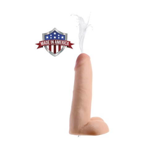 XR Brands - Realistyczne, podwójne dildo tryskające - 20,5 cm XR Brands XR Brands - Realistyczne, podwójne dildo tryskające - 20,5 cm XR Brands