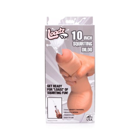 XR Brands - Realistyczne, podwójne dildo tryskające - 25,5 cm XR Brands XR Brands - Realistyczne, podwójne dildo tryskające - 25,5 cm XR Brands