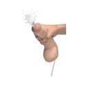 XR Brands - Realistyczne, podwójne dildo tryskające - 25,5 cm XR Brands
