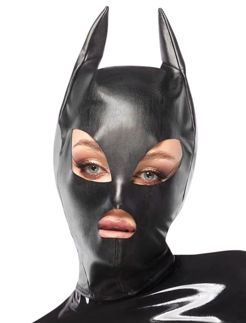 Bad Kitty - Czarna Obcisła Maska Na Głowę Z Uszami Bad Kitty Bad Kitty - Czarna Obcisła Maska Na Głowę Z Uszami Bad Kitty
