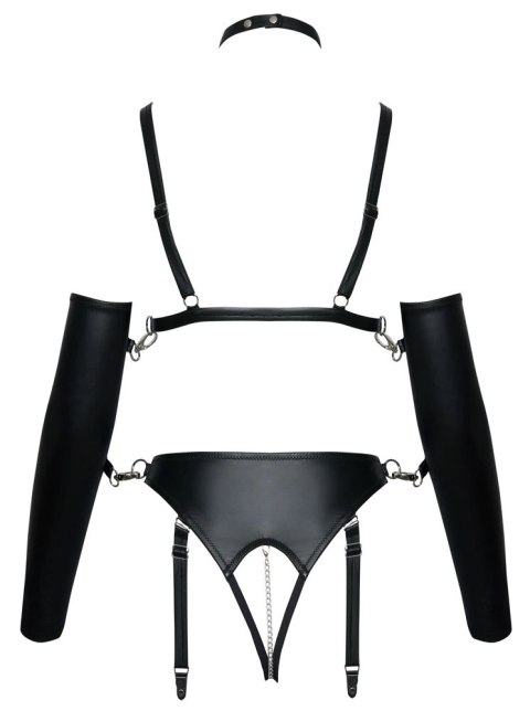 Bad Kitty - Gorący Zestaw Biustonosz Majtki Bez Krocza Choker I Mankiety M Bad Kitty Bad Kitty - Gorący Zestaw Biustonosz Majtki Bez Krocza Choker I Mankiety M Bad Kitty