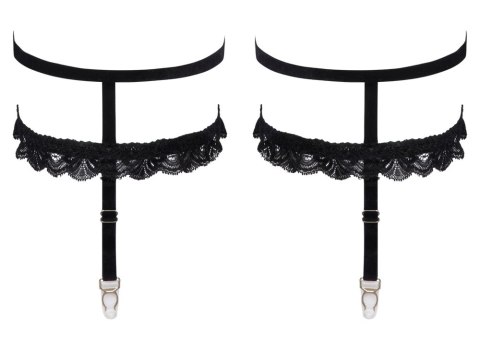 Cottelli ACCESSOIRES - Czarne Podwiązki Z Delikatną Seksowną Koronką S/M Cottelli ACCESSOIRES Cottelli ACCESSOIRES - Czarne Podwiązki Z Delikatną Seksowną Koronką S/M Cottelli ACCESSOIRES