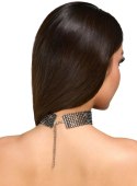 Cottelli ACCESSOIRES - Czarny Choker Na Szyję Z Dżetami I Łańcuszkiem Cottelli ACCESSOIRES