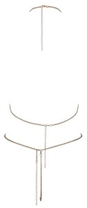 Cottelli ACCESSOIRES - Seksowne Łańcuszkowe Bikini Z Dżetami Złote Cottelli ACCESSOIRES