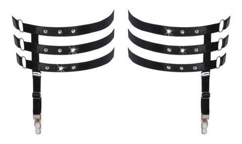 Cottelli ACCESSOIRES - Seksowne Podwiązki Do Pończoch Z 3 Paseczków L/XL Cottelli ACCESSOIRES Cottelli ACCESSOIRES - Seksowne Podwiązki Do Pończoch Z 3 Paseczków L/XL Cottelli ACCESSOIRES