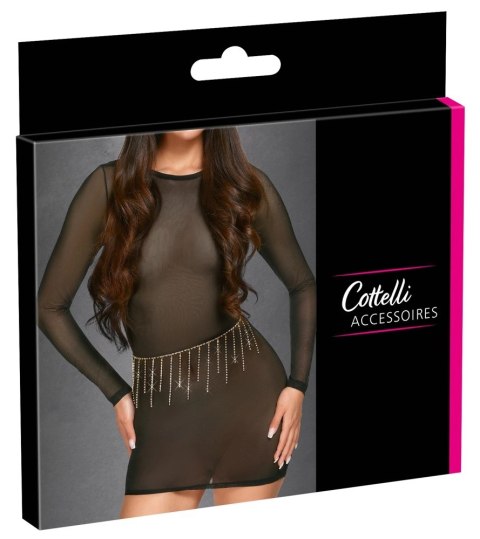 Cottelli ACCESSOIRES - Złoty Łańcuszek Na Brzuch Z Ozdobnymi Dżetami Cottelli ACCESSOIRES Cottelli ACCESSOIRES - Złoty Łańcuszek Na Brzuch Z Ozdobnymi Dżetami Cottelli ACCESSOIRES