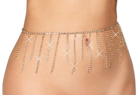 Cottelli ACCESSOIRES - Złoty Łańcuszek Na Brzuch Z Ozdobnymi Dżetami Cottelli ACCESSOIRES Cottelli ACCESSOIRES - Złoty Łańcuszek Na Brzuch Z Ozdobnymi Dżetami Cottelli ACCESSOIRES