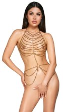 Cottelli ACCESSOIRES - Złoty Łańcuszek Na Ciało Z 3 Zapięciami Cottelli ACCESSOIRES