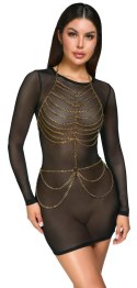 Cottelli ACCESSOIRES - Złoty Łańcuszek Na Ciało Z 3 Zapięciami Cottelli ACCESSOIRES