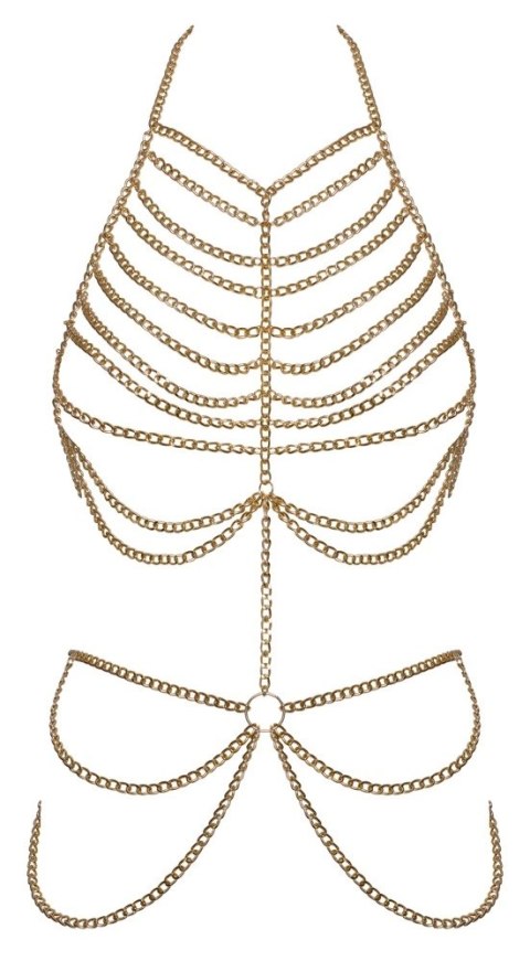 Cottelli ACCESSOIRES - Złoty Łańcuszek Na Ciało Z 3 Zapięciami Cottelli ACCESSOIRES Cottelli ACCESSOIRES - Złoty Łańcuszek Na Ciało Z 3 Zapięciami Cottelli ACCESSOIRES
