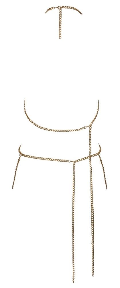 Cottelli ACCESSOIRES - Złoty Łańcuszek Na Ciało Z 3 Zapięciami Cottelli ACCESSOIRES Cottelli ACCESSOIRES - Złoty Łańcuszek Na Ciało Z 3 Zapięciami Cottelli ACCESSOIRES