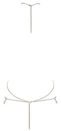 Cottelli ACCESSOIRES - Złoty Łańcuszek Na Ciało Z 6 Dużymi Cekinami Cottelli ACCESSOIRES