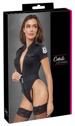Cottelli COSTUMES - Seksowne Policyjne Body Z Paskami Do Pończoch S Cottelli COSTUMES