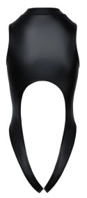 Cottelli LINGERIE - Czarne Matowe Body Otwarte Z Przodu Z Tyłu I W Kroku S Cottelli LINGERIE