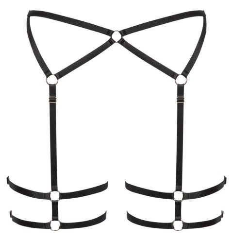 Cottelli LINGERIE - Seksowna Czarna Uprząż Z Paseczków Na Biodra L/XL Cottelli LINGERIE Cottelli LINGERIE - Seksowna Czarna Uprząż Z Paseczków Na Biodra L/XL Cottelli LINGERIE