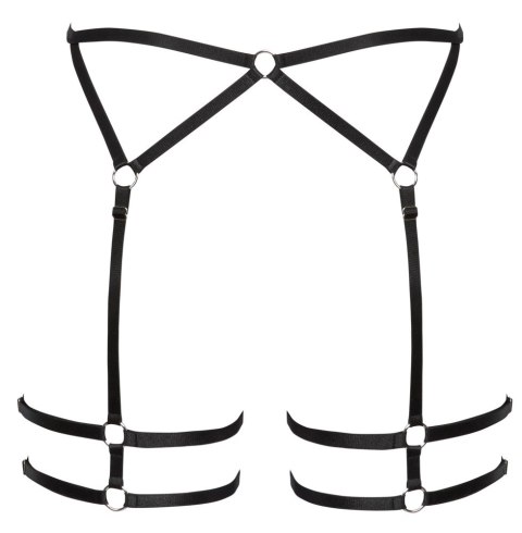 Cottelli LINGERIE - Seksowna Czarna Uprząż Z Paseczków Na Biodra L/XL Cottelli LINGERIE Cottelli LINGERIE - Seksowna Czarna Uprząż Z Paseczków Na Biodra L/XL Cottelli LINGERIE