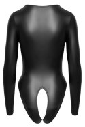 Cottelli LINGERIE - Seksowne Czarne Body Bez Krocza Matowe L Cottelli LINGERIE