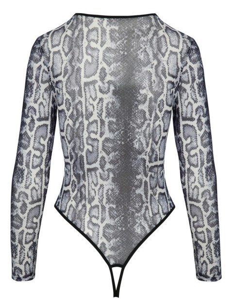Cottelli LINGERIE - Seksowne Panterkowe Body Z Długim Rękawkiem M Cottelli LINGERIE Cottelli LINGERIE - Seksowne Panterkowe Body Z Długim Rękawkiem M Cottelli LINGERIE