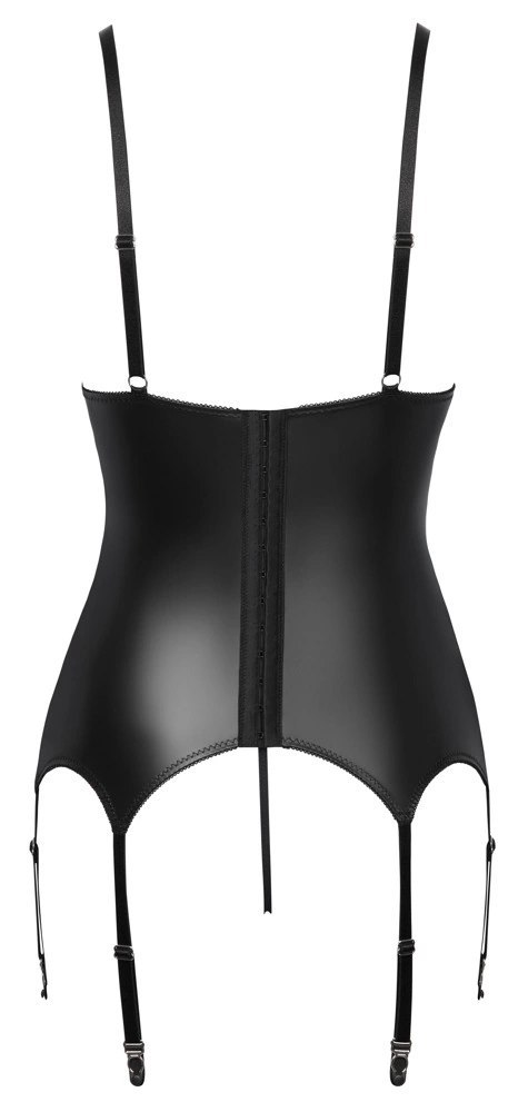 Cottelli LINGERIE - Seksowny Matowy Top Do Pończoch I Stringi Bez Krocza S Cottelli LINGERIE Cottelli LINGERIE - Seksowny Matowy Top Do Pończoch I Stringi Bez Krocza S Cottelli LINGERIE