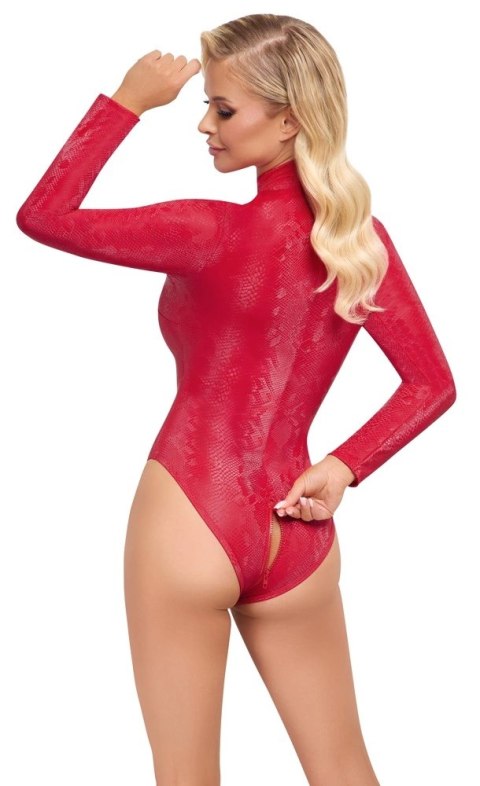 Cottelli PARTY - Seksowne Body Czerwona Skóra Węża XL Cottelli PARTY Cottelli PARTY - Seksowne Body Czerwona Skóra Węża XL Cottelli PARTY