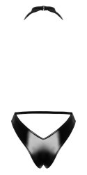 Noir- Eleganckie Czarne Body Z Odpinanym Naszyjnikiem Orgia Exclusive S Noir