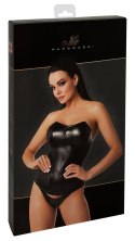 Noir - Seksowny Skórzany Gorset Orgia Mysteria Czarny XL Noir