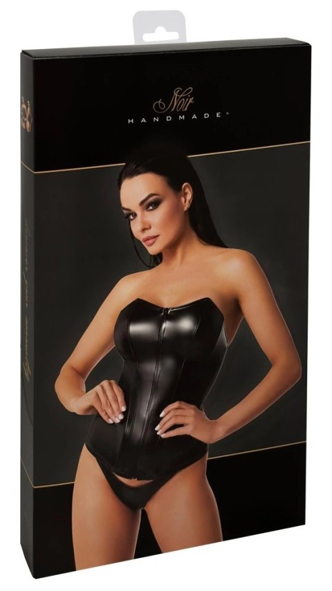 Noir - Seksowny Skórzany Gorset Orgia Mysteria Czarny M Noir Noir - Seksowny Skórzany Gorset Orgia Mysteria Czarny M Noir