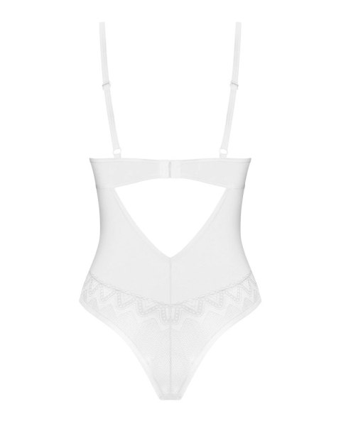 Obsessive - Seksowne Białe Body Z Elegancką Koronką Alissium XL/2XL Obsessive Obsessive - Seksowne Białe Body Z Elegancką Koronką Alissium XL/2XL Obsessive