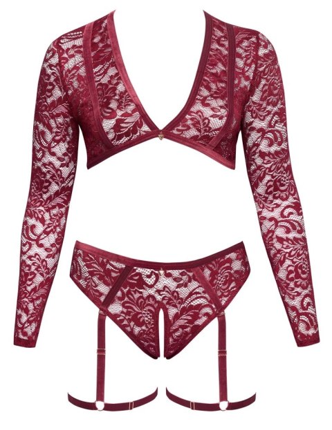 Cottelli CURVES - Seksowny Czerwony Koronkowy Komplecik Z Topem I Majteczkami XL Cottelli CURVES Cottelli CURVES - Seksowny Czerwony Koronkowy Komplecik Z Topem I Majteczkami XL Cottelli CURVES