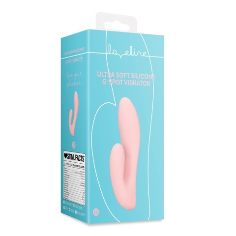 Loveline - Ultra gadki silikonowy króliczek - stymulacja punktu G - Cherry Chiffon Loveline by Shots Loveline - Ultra gadki silikonowy króliczek - stymulacja punktu G - Cherry Chiffon Loveline by Shots