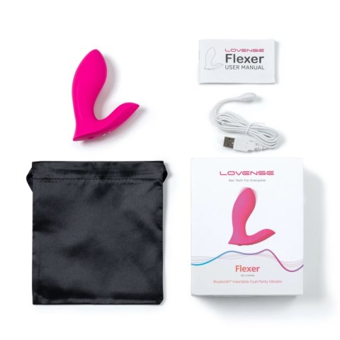 Lovense - Podwójny Wibrator Do Majtek Z Aplikacją Flexer Lovense Lovense - Podwójny Wibrator Do Majtek Z Aplikacją Flexer Lovense