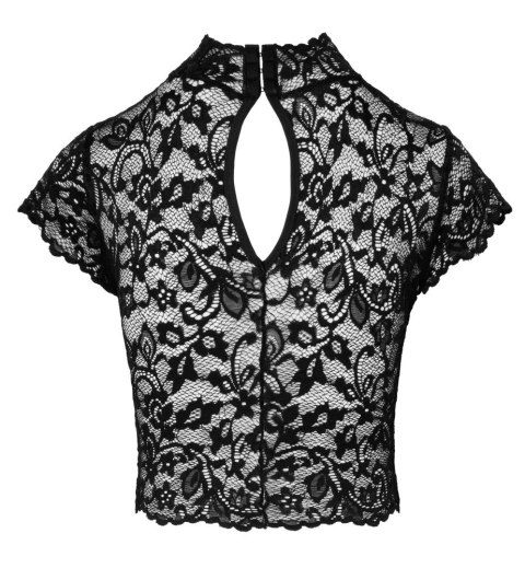 Noir - Koronkowy Top W Kwiaty Libido Czarny L Noir Noir - Koronkowy Top W Kwiaty Libido Czarny L Noir