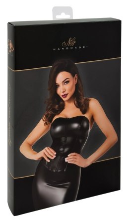 Noir - Seksowny Dopasowany Czarny Gorset Orgia Exclusive S Noir