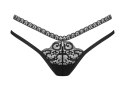 Obsessive - Seksowne Czarne Stringi Blomentis XL/2XL Obsessive
