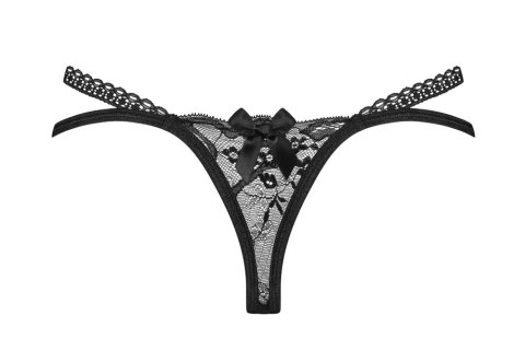 Obsessive - Seksowne Czarne Stringi Blomentis XL/2XL Obsessive Obsessive - Seksowne Czarne Stringi Blomentis XL/2XL Obsessive