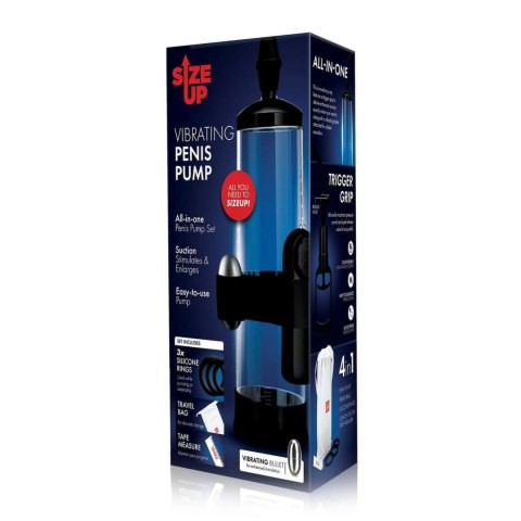 Size Up - Pompka Do Penisa Z Wibrującym Spustem Size Up Size Up - Pompka Do Penisa Z Wibrującym Spustem Size Up