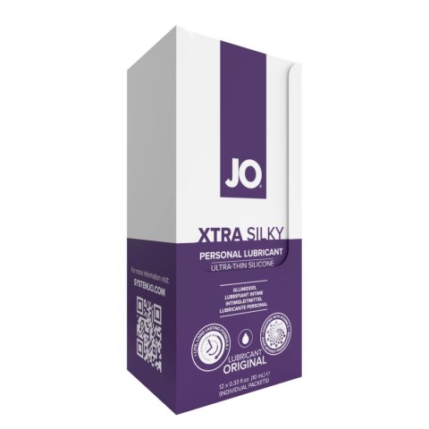System JO - Zestaw 12 Saszetek Xtra Silky Silikonowe System JO System JO - Zestaw 12 Saszetek Xtra Silky Silikonowe System JO