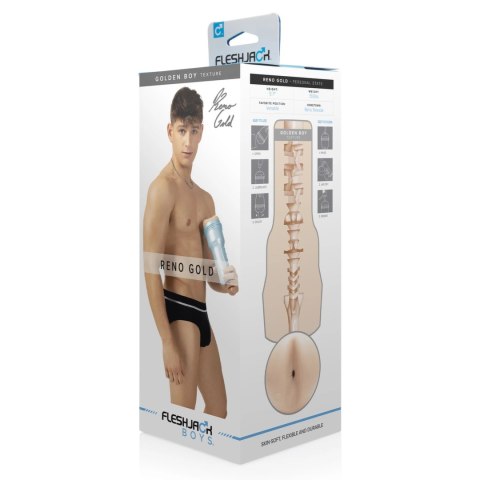 Fleshjack Boys - Męski tyłek Reno Gold Golden Boy Fleshlight Fleshjack Boys - Męski tyłek Reno Gold Golden Boy Fleshlight