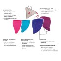 Kubeczki menstruacyjne - Fun Factory Fun Cup Kit Pink & Ultramarine Fun Factory