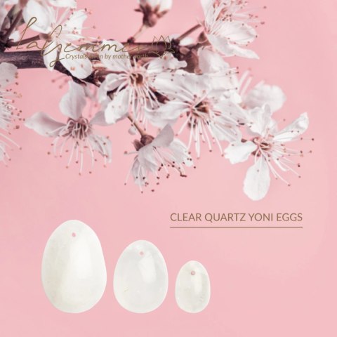 Kulka gejszy - La Gemmes Yoni Egg Clear Quartz L La Gemmes Kulka gejszy - La Gemmes Yoni Egg Clear Quartz L La Gemmes