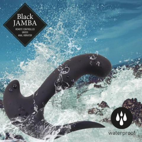 Masażer prostaty i punktu G - FeelzToys Black Jamba FeelzToys Masażer prostaty i punktu G - FeelzToys Black Jamba FeelzToys