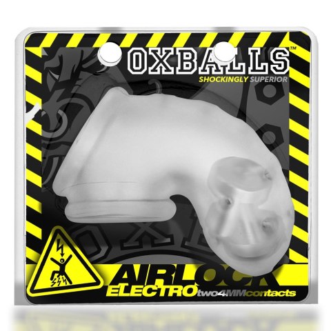 Oxballs - Airlock Electro Air-Lite Klatka Na Penisa Elektro Przezroczysta Oxballs Oxballs - Airlock Electro Air-Lite Klatka Na Penisa Elektro Przezroczysta Oxballs