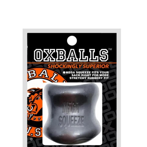 Oxballs - Mega Squeeze Ergofit Ballstretcher Srebrny Oxballs Oxballs - Mega Squeeze Ergofit Ballstretcher Srebrny Oxballs