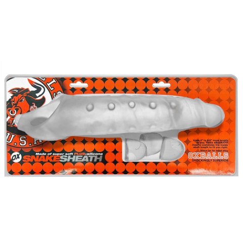 Oxballs - Snake Realistyczna Przedłużka Na Penisa Przezroczysta Oxballs Oxballs - Snake Realistyczna Przedłużka Na Penisa Przezroczysta Oxballs
