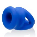 Oxballs - Tri-Squeeze Silikonowy Pierścień Erekcyjny Na Penisa 3w1 Niebieski Oxballs